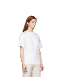 Sportmax White Raid Cut Out T Shirt