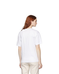 Sportmax White Raid Cut Out T Shirt