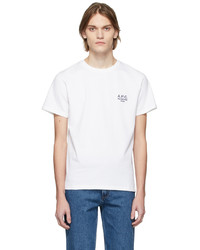 A.P.C. White Raymond T Shirt