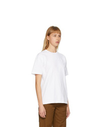 Noah NYC White Recycled Cotton T Shirt