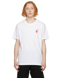 Off-White White Red Starred Arrow T Shirt
