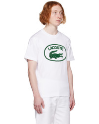 Lacoste White Relaxed Fit T Shirt