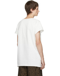 COMMAS White Rolled Hem Nautical T Shirt