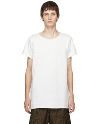 COMMAS White Rolled Hem Nautical T Shirt