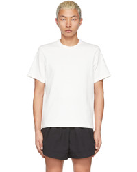 Sebastien Ami White Simple T Shirt