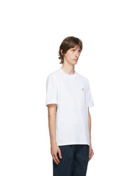 Neil Barrett White Slim Fit Logo T Shirt