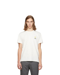 MAISON KITSUNÉ White Smiley Fox T Shirt