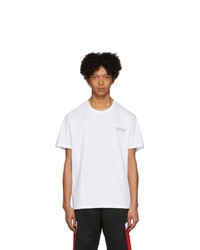 Givenchy White Tape Details T Shirt