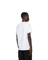 Burberry White Tb Monogram New Parker T Shirt