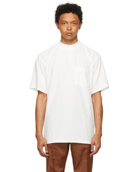 The Conspires White Terrycloth Pocket T Shirt