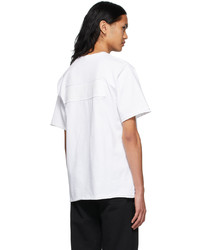 Helmut Lang White Trapunto T Shirt