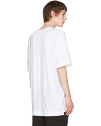 Helmut Lang White Uni Sleeve T Shirt
