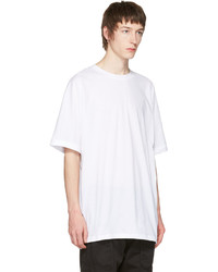 Helmut Lang White Uni Sleeve T Shirt