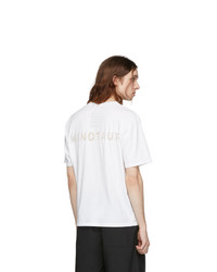 Minotaur White Ventilation Logo T Shirt