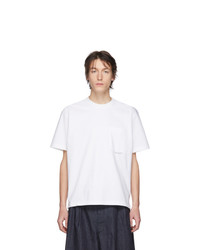 Solid Homme White Weight T Shirt