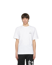 Études White Wonder Logo T Shirt