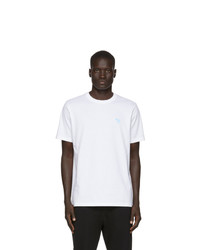 Ps By Paul Smith White Zebra Scribble T Shirt