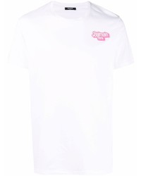 Balmain X Barbie Logo Patch Short Sleeve T Shirt