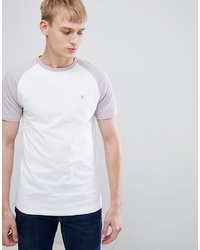 Farah Zemlak Slim Fit Reglan Sleeve T Shirt In Lilac