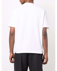 Lanvin Zip Pocket Cotton T Shirt