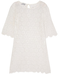 Miguelina Crocheted Cotton Lace Dress