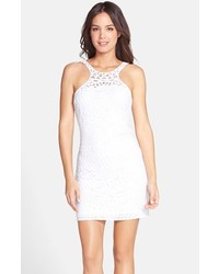 lilly pulitzer white crochet dress