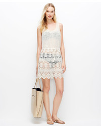 Ann Taylor Crochet Lace Swimsuit Cover Up