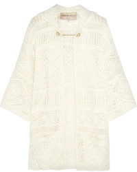 Emilio Pucci Hooded Crocheted Cotton Coverup