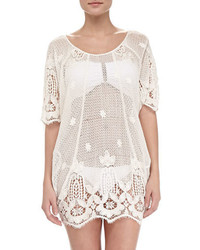 Miguelina Jessica Sheer Scalloped Coverup