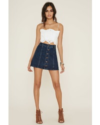 Forever 21 Crochet Cropped Cami