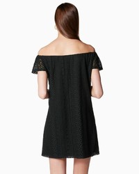 Charming charlie Crochet Lace Off The Shoulder Dress