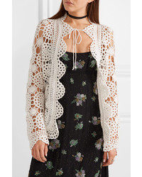 Marc Jacobs Crocheted Cotton Cardigan
