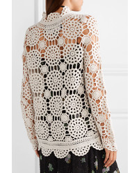 Marc Jacobs Crocheted Cotton Cardigan
