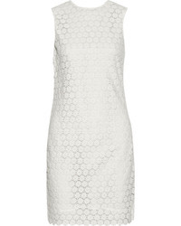 Raoul Crocheted Cotton Lace And Leather Dress