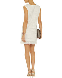 Tibi Crocheted Cotton Mini Dress