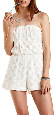 charlotte russe white romper