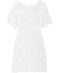 Miguelina Gracelyn Crocheted Cotton Mini Dress