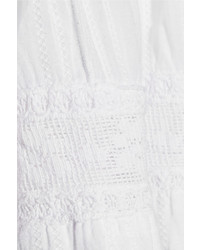 Melissa Odabash Isabelle Crochet Paneled Voile Dress