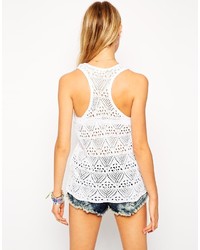 Asos Collection Knitted Crochet Tank