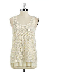 Vince Camuto Two By Sleeveless Crochet Top