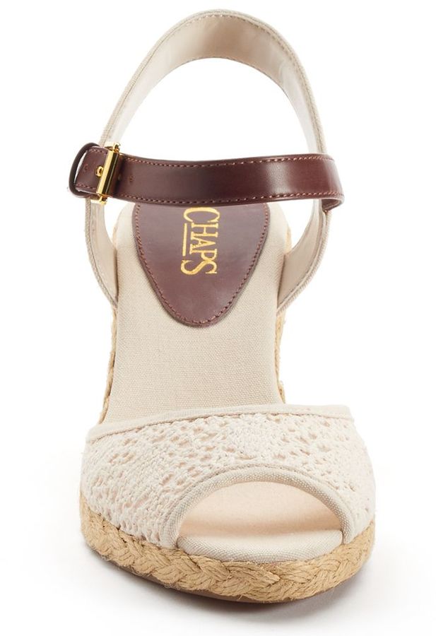 chaps wedge sandals