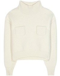 Vika Gazinskaya Cropped Wool Sweater