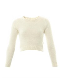JONATHAN SIMKHAI Cropped Cashmere Sweater