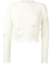 Yeezy Season 3 Destroyed Cropped Boucle Jumper
