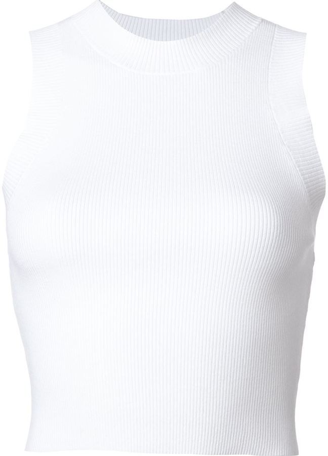 Crop Tank Top curated on LTK  White crop top tank, Tank tops, White crop  tank