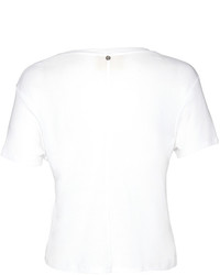 Alice + Olivia Cindy Cropped Tee