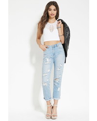 Forever 21 Caged Cutout Crop Top