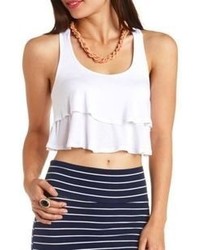 Charlotte Russe Layered Swing Crop Top
