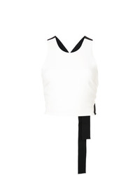 Derek Lam 10 Crosby Cropped Shell With Elastic Back