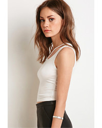 Forever 21 Cutout Neck Crop Top
